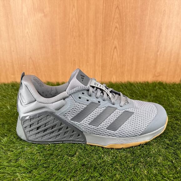 adidas Dropset 3 Grey Core Black Training Shoes ID8627 Men\'s Size 11 main image 6